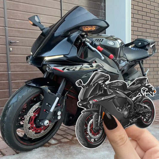 Yamaha YZF-R1 2015-17 Inspired Stickers - Set of 3 Motorcycle Decals