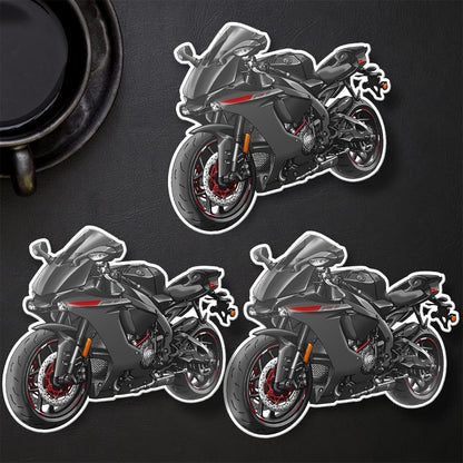 Yamaha YZF-R1 2015-17 Inspired Stickers - Set of 3 Motorcycle Decals