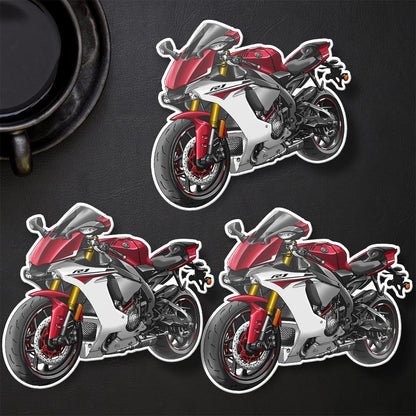 Yamaha YZF-R1 2015-17 Inspired Stickers - Set of 3 Motorcycle Decals