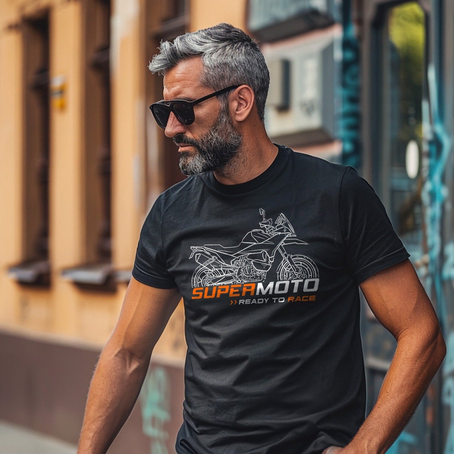KTM 890 SMT Inspired T-Shirt - Motorcycle Tee Shirt for SuperMoto Riders