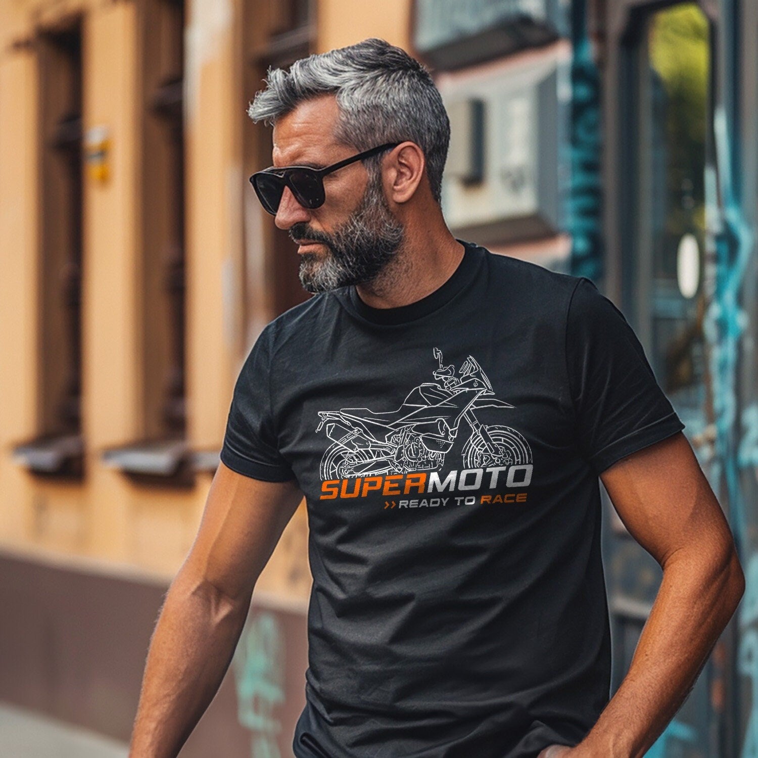 KTM 890 SMT Inspired T-Shirt - Motorcycle Tee Shirt for SuperMoto Riders