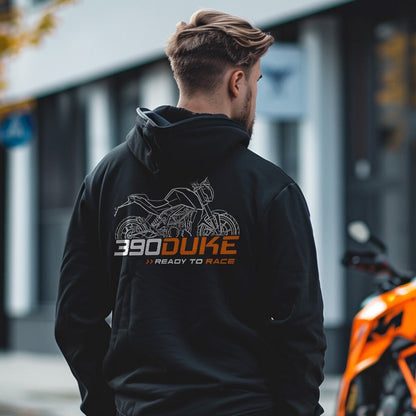 KTM 390 Duke Hoodie - Motorcycle Sweatshirt for Riders