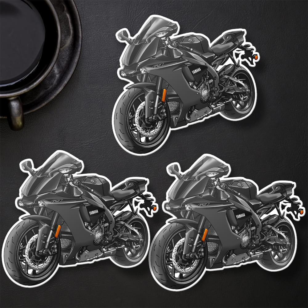Yamaha YZF-R1 2015-17 Inspired Stickers - Set of 3 Motorcycle Decals
