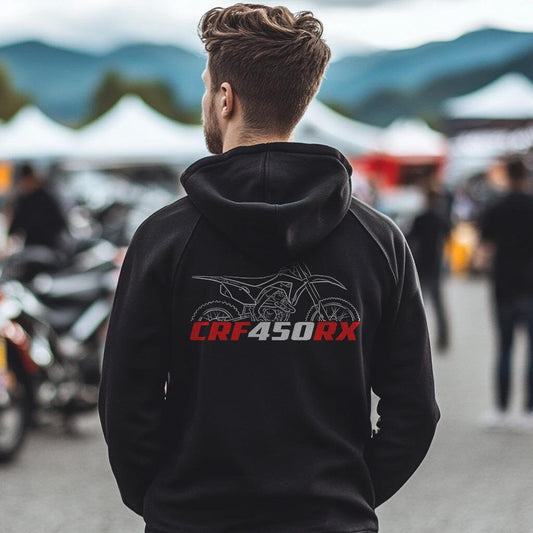 Honda CRF450RX & RX Enduro Inspired Hoodie - Motorcycle Sweatshirt