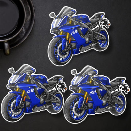 Yamaha YZF-R1 2015-17 Inspired Stickers - Set of 3 Motorcycle Decals
