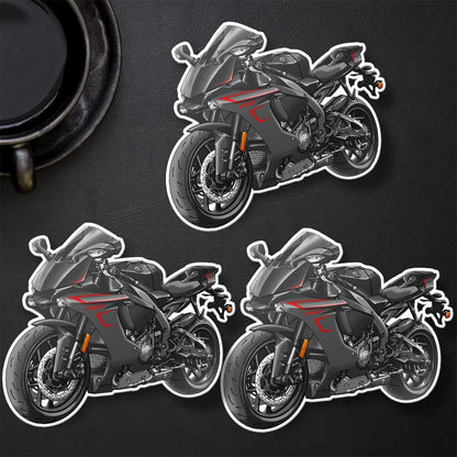 Yamaha YZF-R1 2015-17 Inspired Stickers - Set of 3 Motorcycle Decals