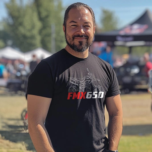 Honda FMX650 Inspired T-Shirt - Motorcycle Tee Shirt for Riders