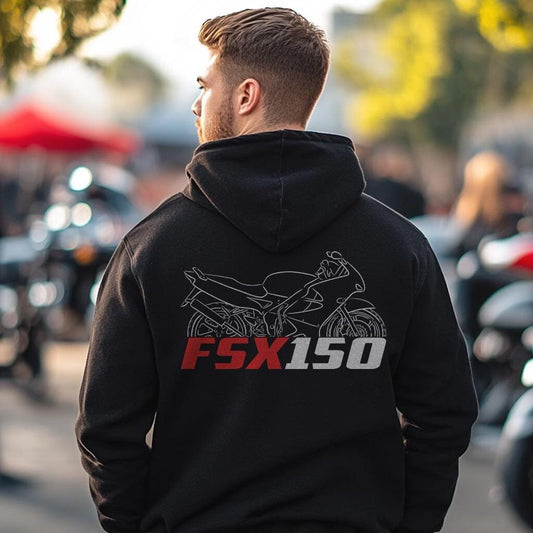 Honda FSX150 Inspired Hoodie - Motorcycle Sweatshirt for Riders
