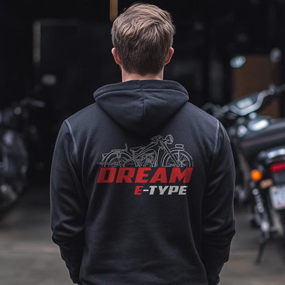 Honda Dream E-Type Inspired Hoodie - Motorcycle Sweatshirt for Riders