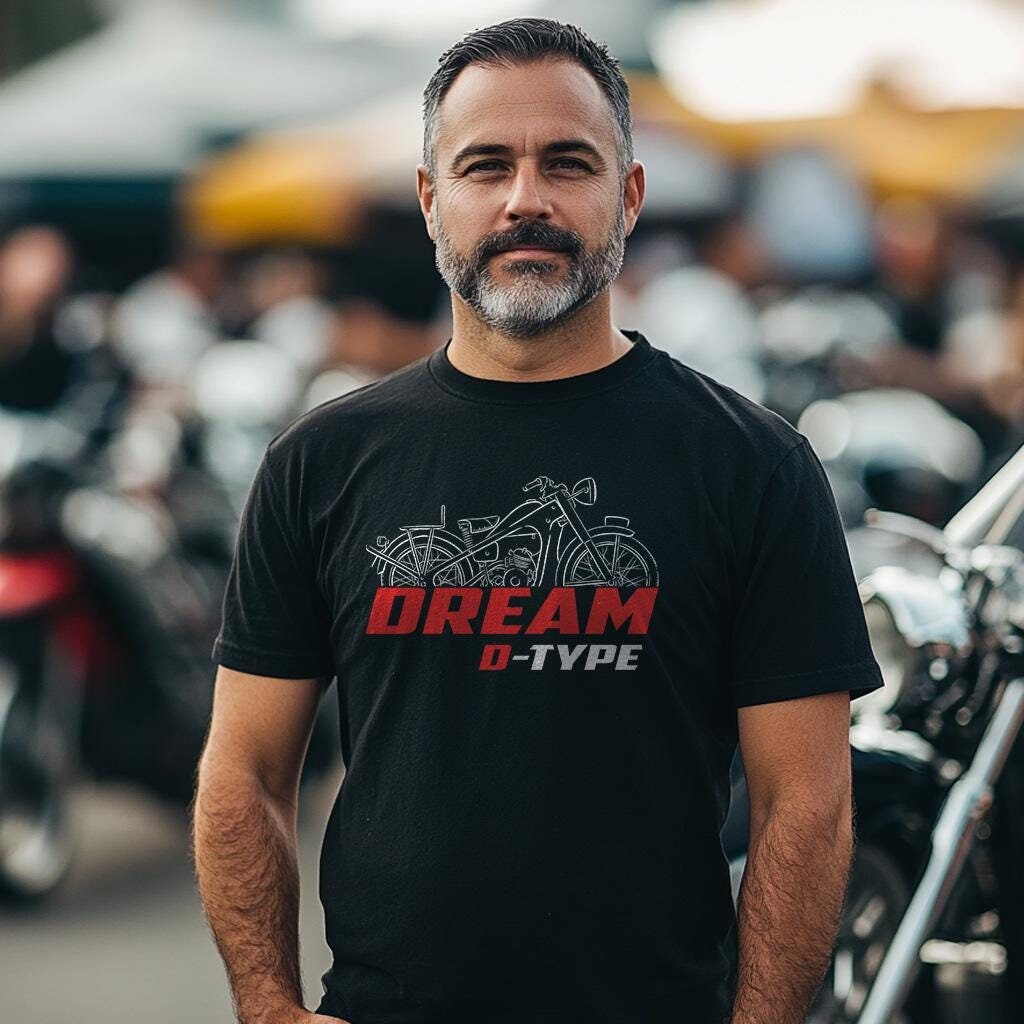Honda Dream Type D Inspired T-Shirt - Motorcycle Tee Shirt for Riders