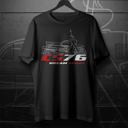 Honda CS71 & CS76 Dream Sport Inspired T-Shirt - Motorcycle Tee Shirt for Riders