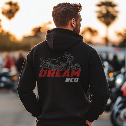 Honda Dream Neo Inspired Hoodie - Motorcycle Sweatshirt for Riders