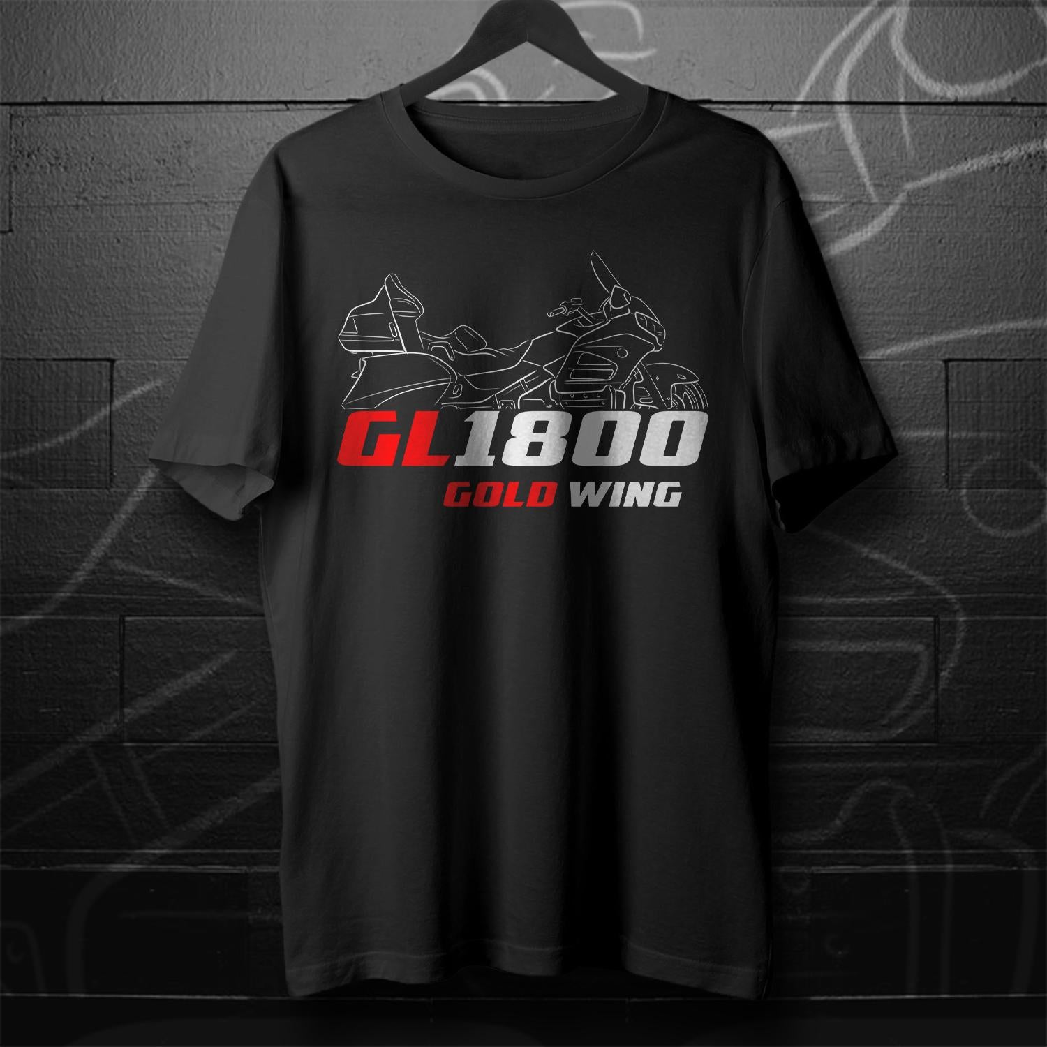Honda GL 1800 Gold Wing Inspired T-Shirt - Motorcycle Tee Shirt for Riders
