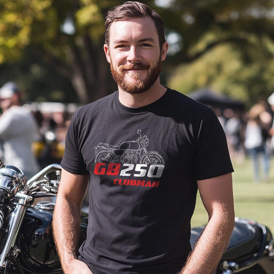 Honda GB 250 Clubman Inspired T-Shirt - Motorcycle Tee Shirt for Riders