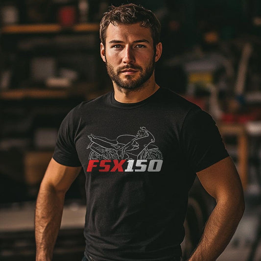 Honda FSX150 Inspired T-Shirt - Motorcycle Tee Shirt for Riders