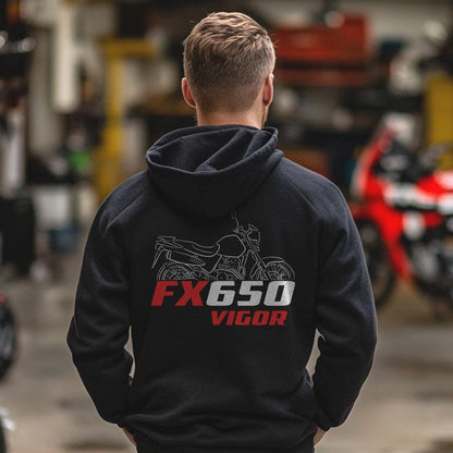 Honda FX 650 Vigor Inspired Hoodie - Motorcycle Sweatshirt for Riders