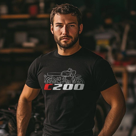 Honda C200 Inspired T-Shirt - Motorcycle Tee Shirt for Riders