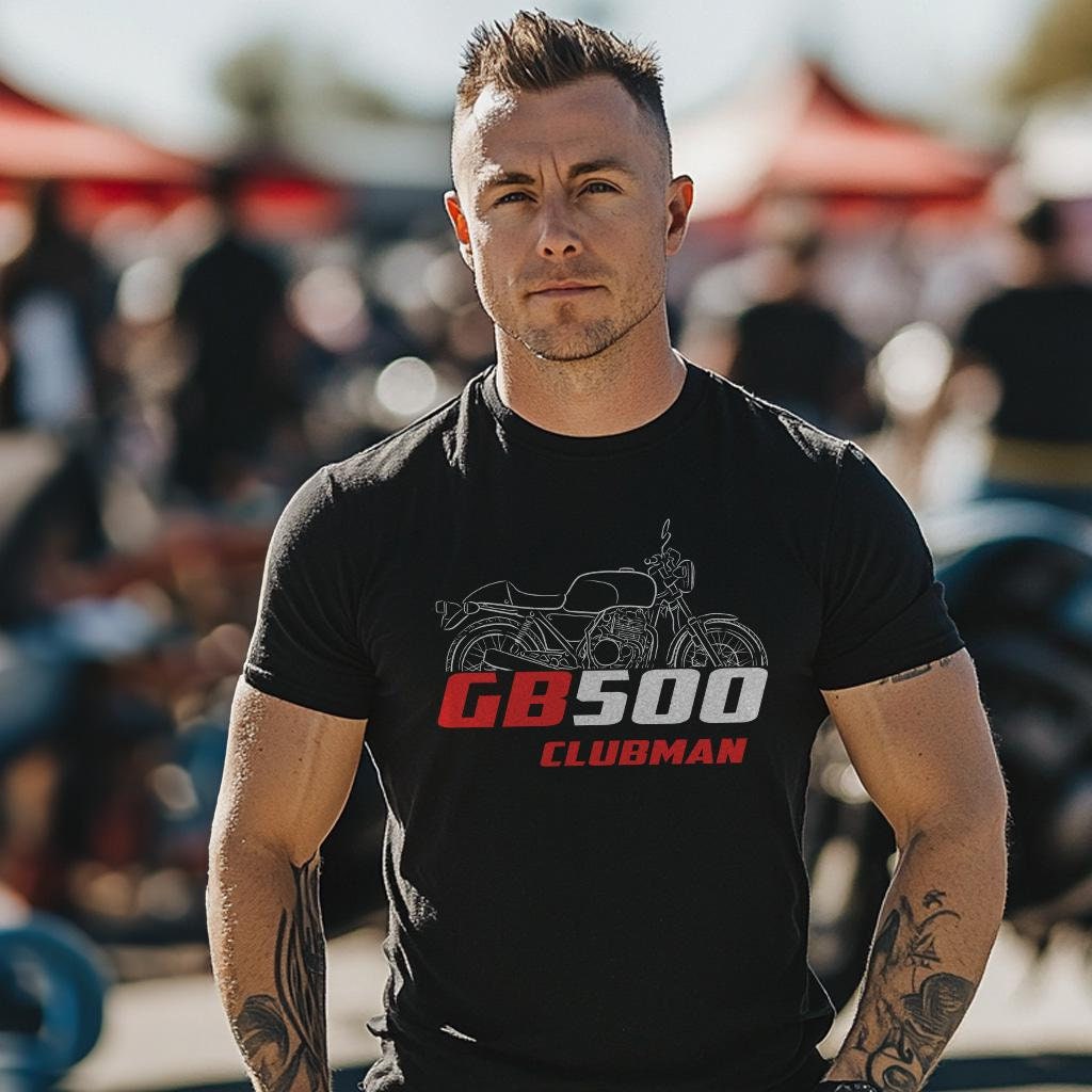 Honda GB 500 Clubman Inspired T-Shirt - Motorcycle Tee Shirt for Riders