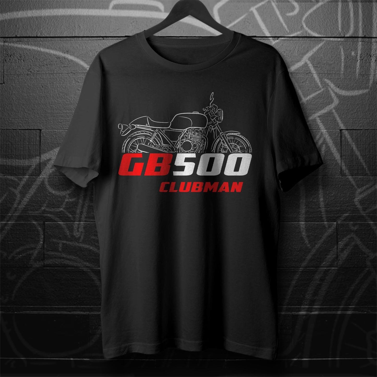 Honda GB 500 Clubman Inspired T-Shirt - Motorcycle Tee Shirt for Riders