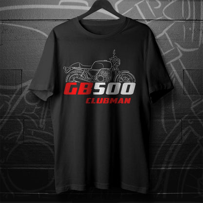 Honda GB 500 Clubman Inspired T-Shirt - Motorcycle Tee Shirt for Riders