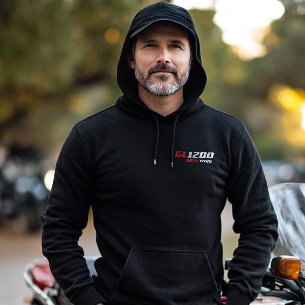 Honda GL 1200 Gold Wing Inspired Hoodie - Motorcycle Sweatshirt for Riders