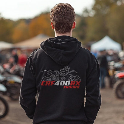 Honda CRF400RX Enduro Inspired Hoodie - Motorcycle Sweatshirt