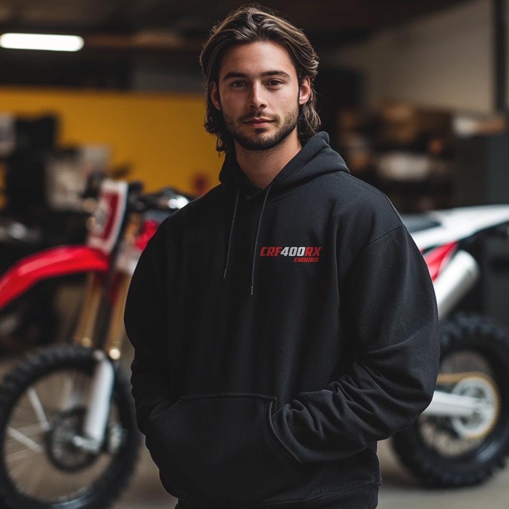 Honda CRF400RX Enduro Inspired Hoodie - Motorcycle Sweatshirt