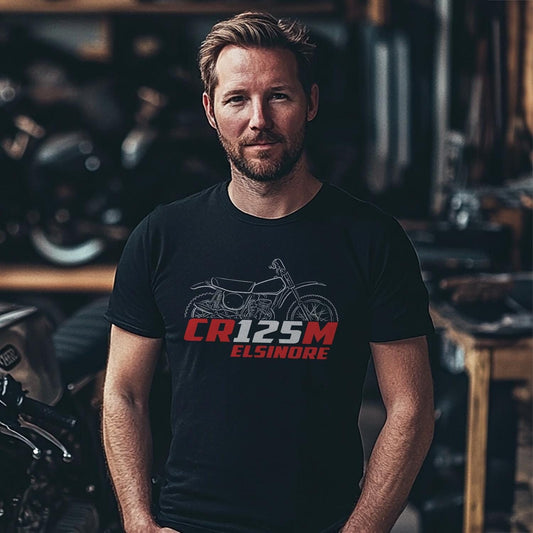 Honda CR125 | M & R 1973-82 Inspired T-Shirt - Motorcycle Tee Shirt