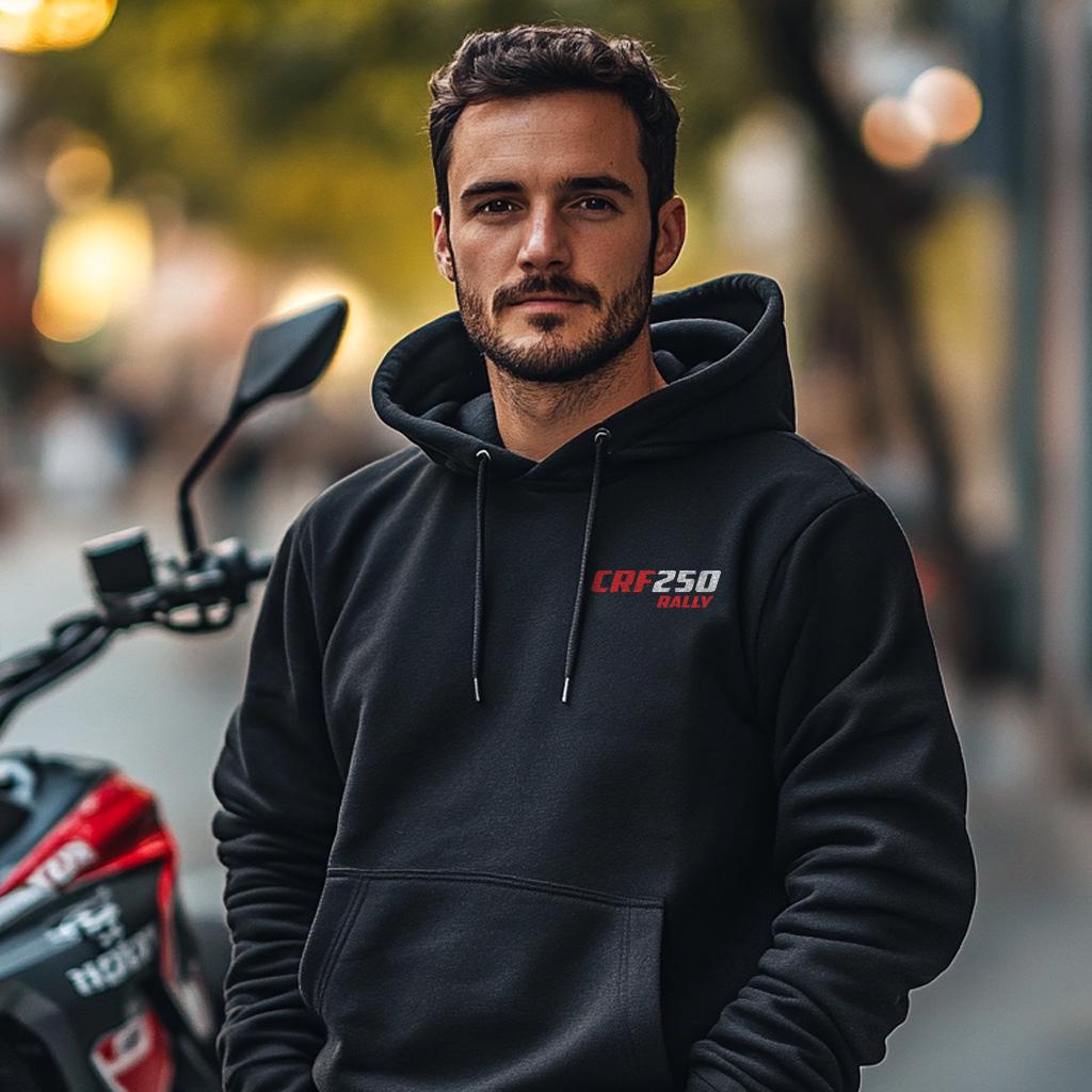 Honda CRF250 Rally Inspired Hoodie - Motorcycle Sweatshirt