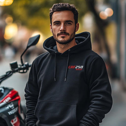 Honda CRF250 Rally Inspired Hoodie - Motorcycle Sweatshirt