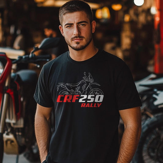 Honda CRF250 Rally Inspired T-Shirt - Motorcycle Tee Shirt