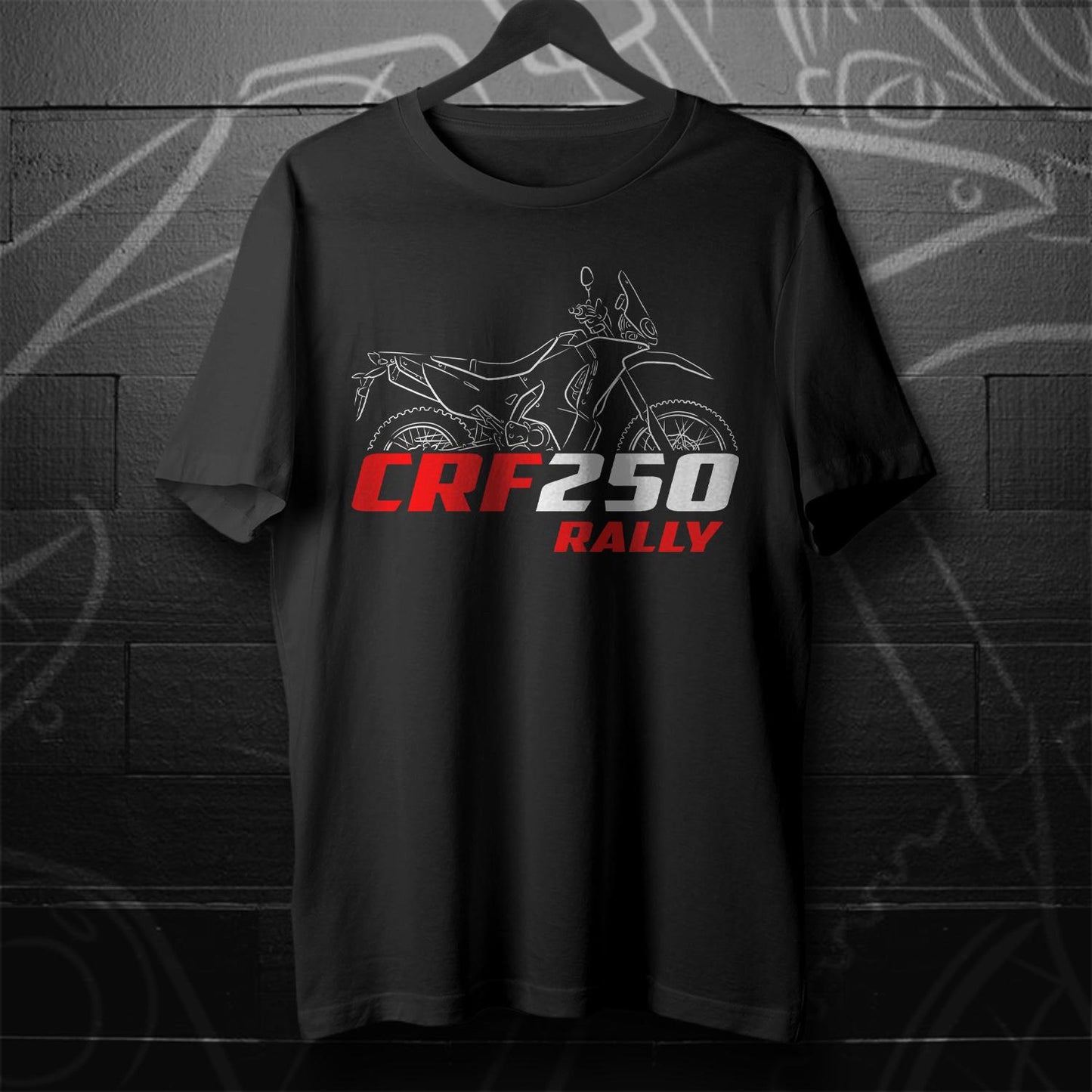 Honda CRF250 Rally Inspired T-Shirt - Motorcycle Tee Shirt