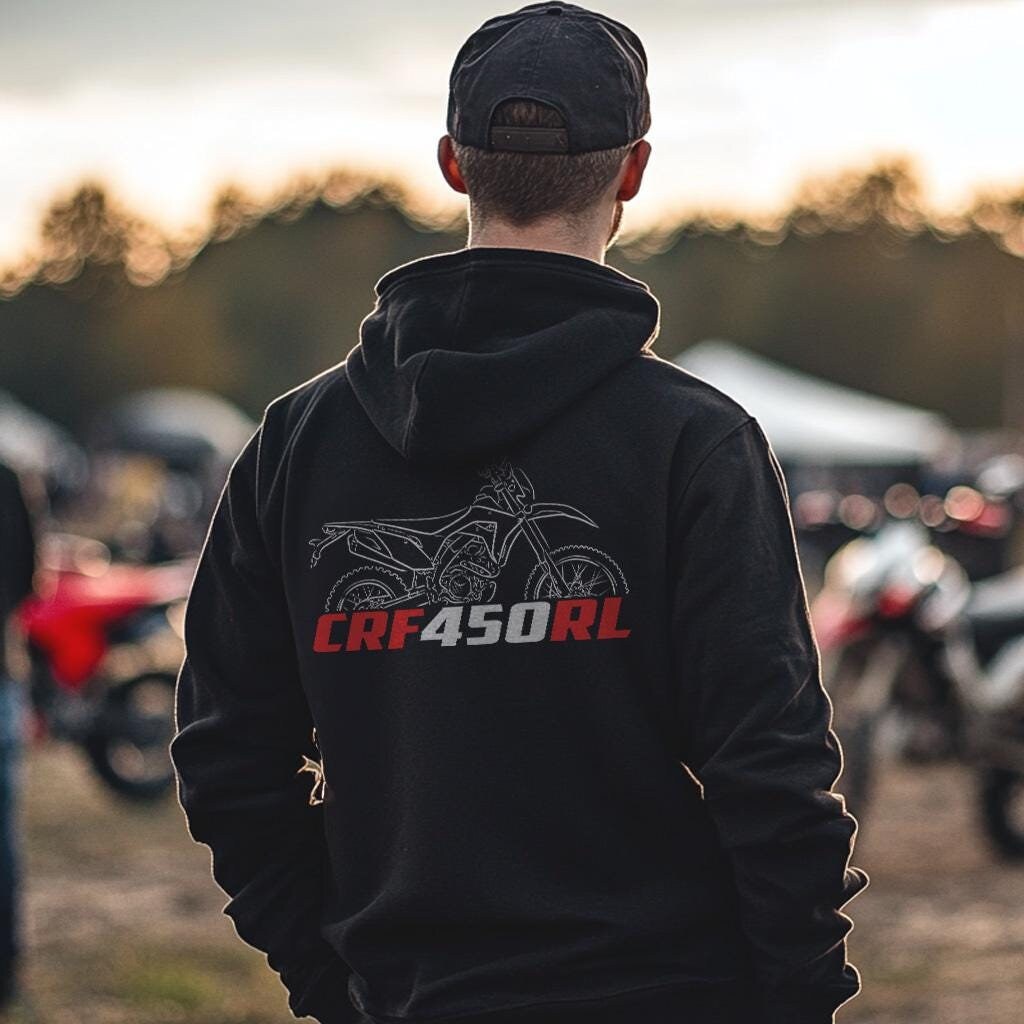Honda CRF450RL Inspired Hoodie - Motorcycle Sweatshirt