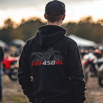 Honda CRF450RL Inspired Hoodie - Motorcycle Sweatshirt