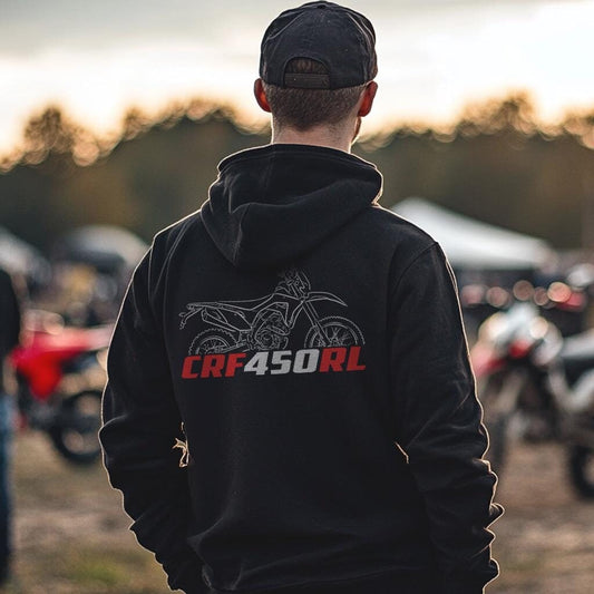Honda CRF450RL Inspired Hoodie - Motorcycle Sweatshirt