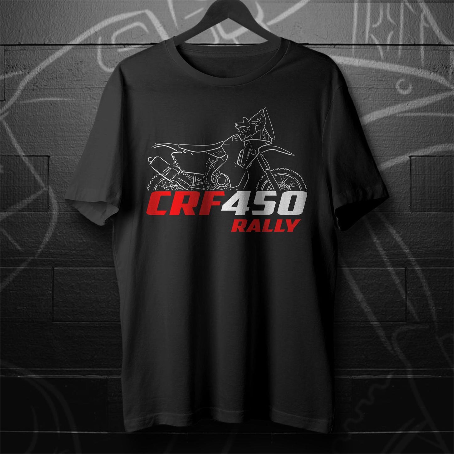 Honda CRF450 Rally Inspired T-Shirt - Motorcycle Tee Shirt