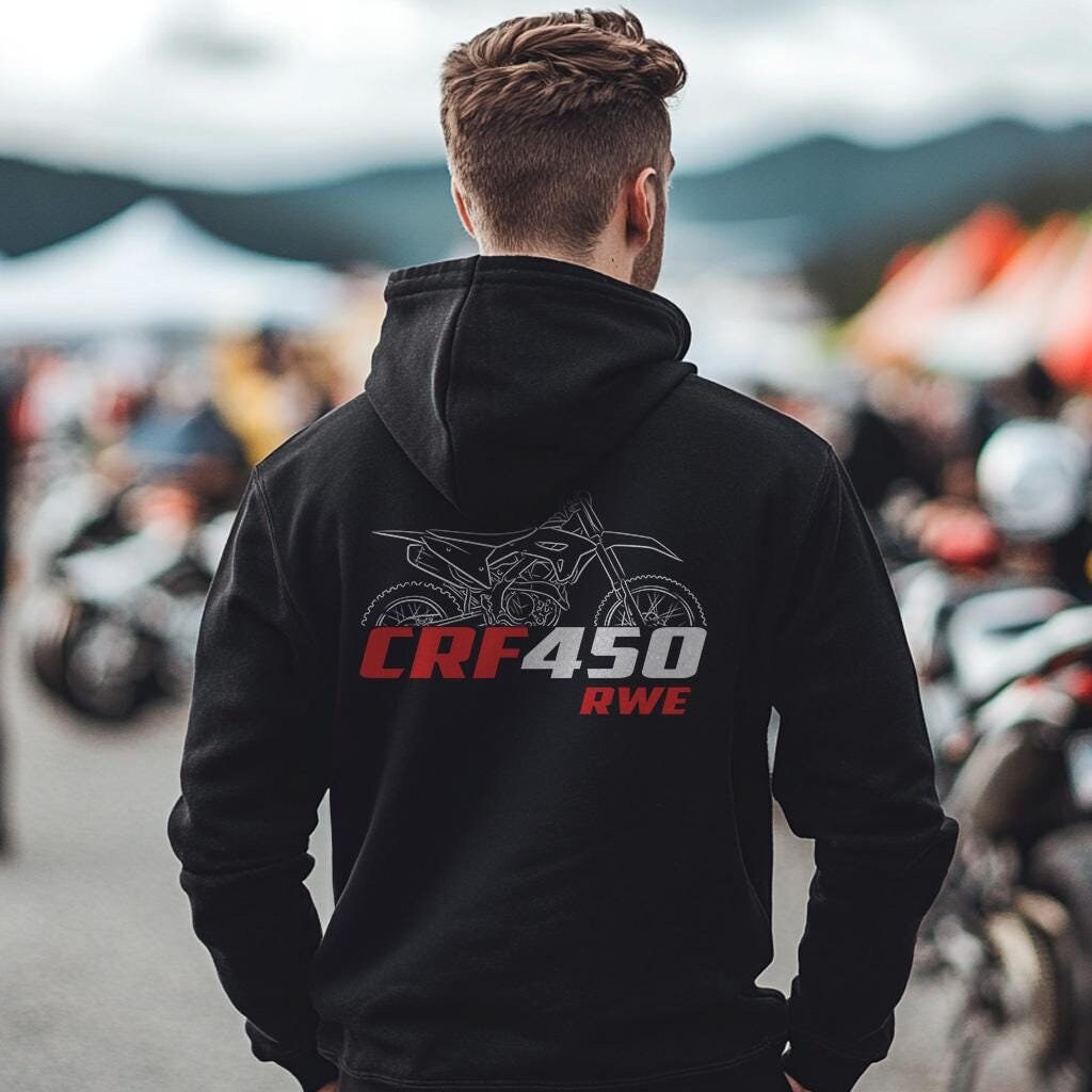 Honda CRF450RWE Inspired Hoodie - Motorcycle Sweatshirt