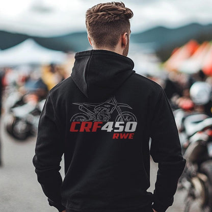 Honda CRF450RWE Inspired Hoodie - Motorcycle Sweatshirt