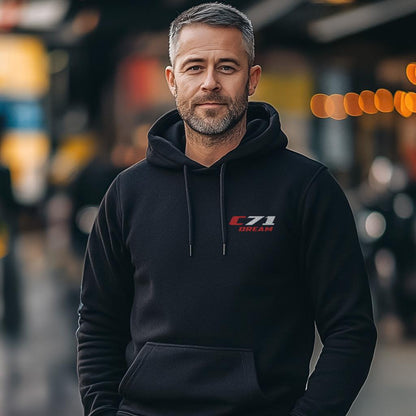 Honda C71 Dream Inspired Hoodie - Motorcycle Sweatshirt for Riders