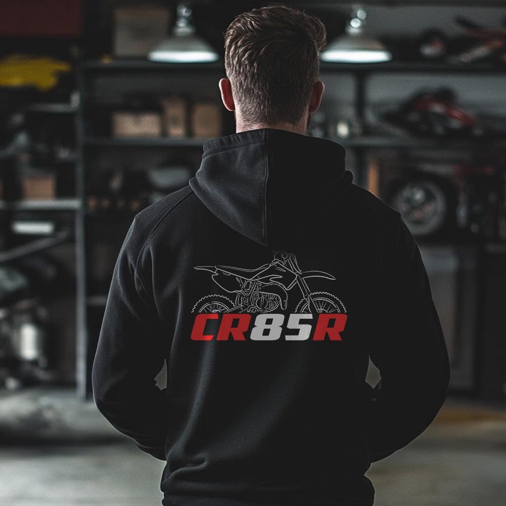 Honda CR85R Inspired Hoodie - Motorcycle Sweatshirt