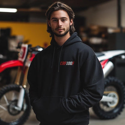 Honda CRF 100F Inspired Hoodie - Motorcycle Sweatshirt