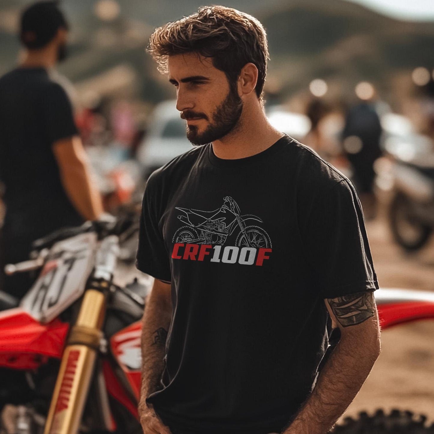 Honda CRF 100F Inspired T-Shirt - Motorcycle Tee Shirt