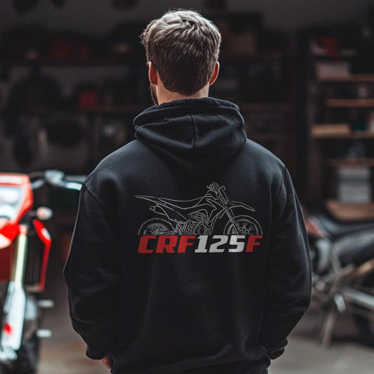 Honda CRF 125F Inspired Hoodie - Motorcycle Sweatshirt