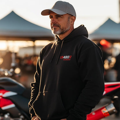 Honda CR480R Elsinore Inspired Hoodie - Motorcycle Sweatshirt