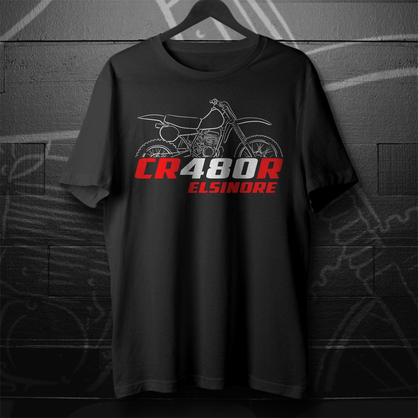 Honda CR480R Elsinore Inspired T-Shirt - Motorcycle Tee Shirt
