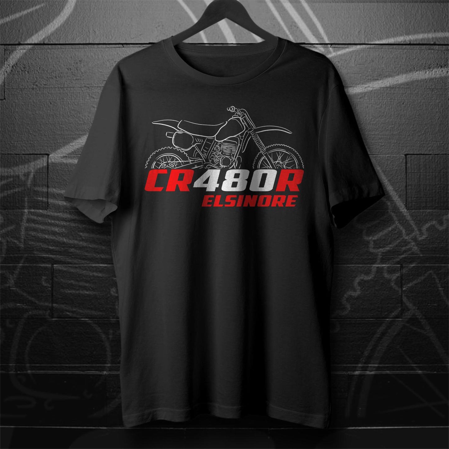 Honda CR480R Elsinore Inspired T-Shirt - Motorcycle Tee Shirt
