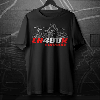 Honda CR480R Elsinore Inspired T-Shirt - Motorcycle Tee Shirt