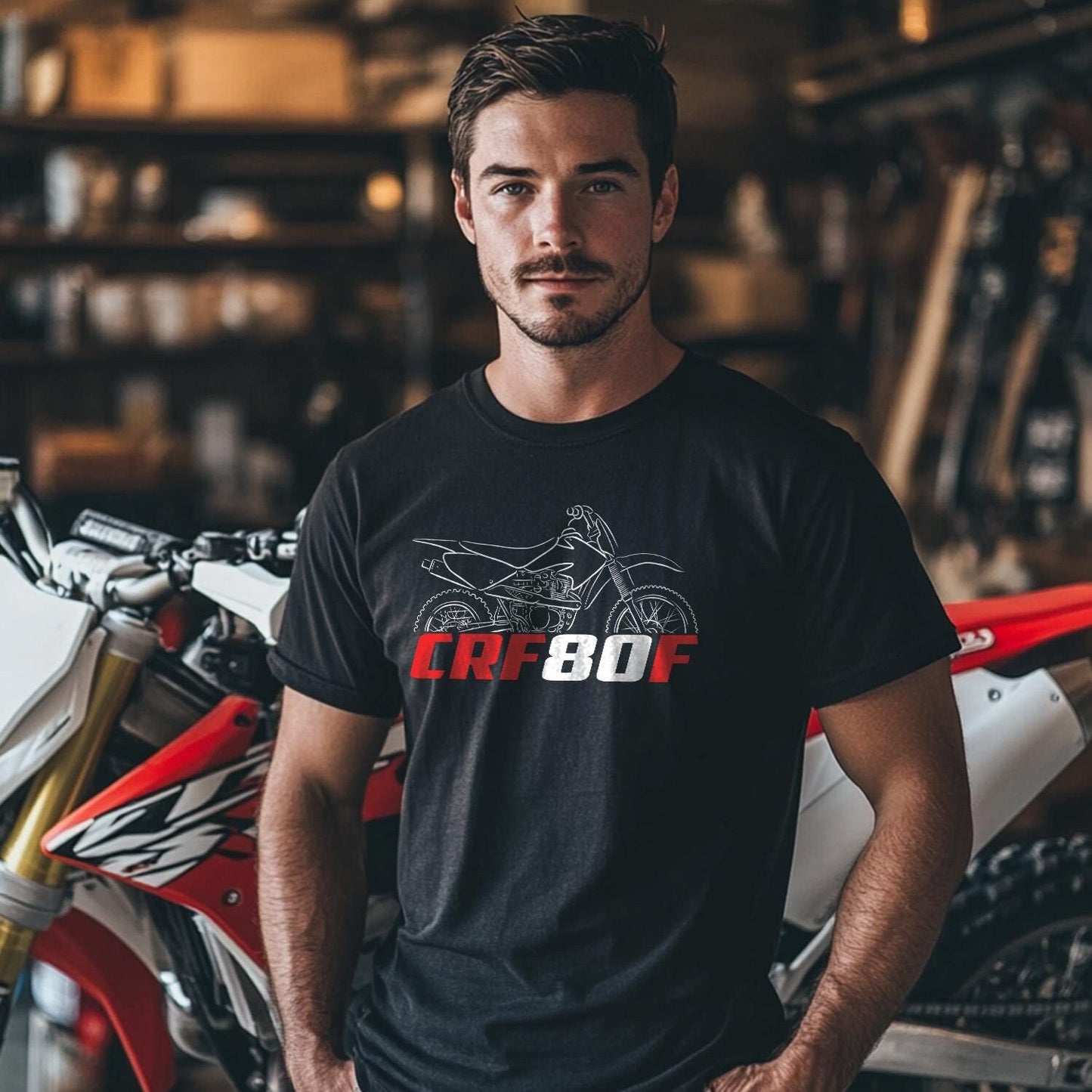 Honda CRF 80F Inspired T-Shirt - Motorcycle Tee Shirt