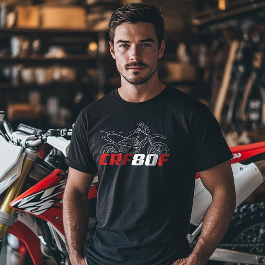 Honda CRF 80F Inspired T-Shirt - Motorcycle Tee Shirt