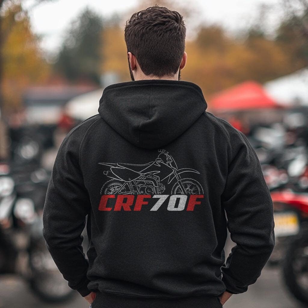 Honda CRF70F Inspired Hoodie - Motorcycle Sweatshirt